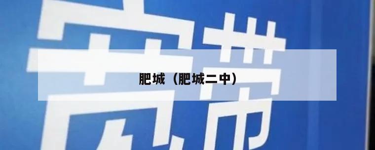 肥城（肥城二中）