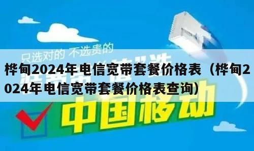 桦甸2024年电信宽带套餐价格表（桦甸2024年电信宽带套餐价格表查询）