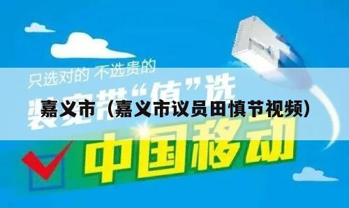 嘉义市（嘉义市议员田慎节视频）