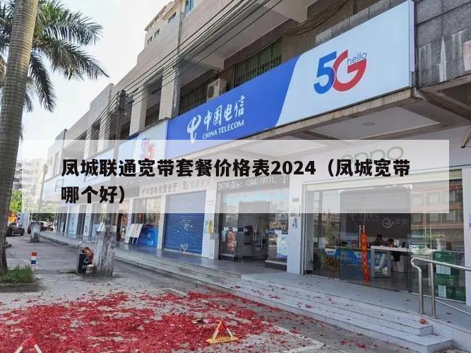 凤城联通宽带套餐价格表2024（凤城宽带哪个好）