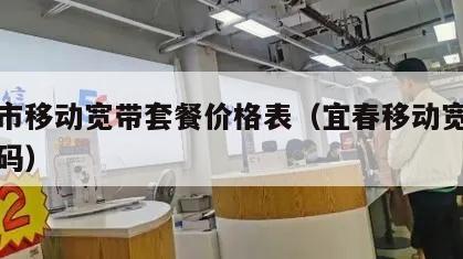 宜兰市移动宽带套餐价格表（宜春移动宽带电话号码）