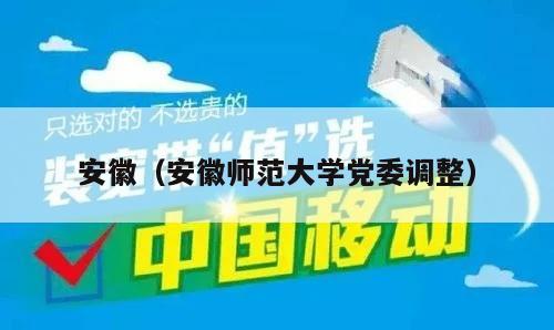 安徽（安徽师范大学党委调整）