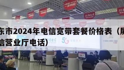 屏东市2024年电信宽带套餐价格表（屏南电信营业厅电话）