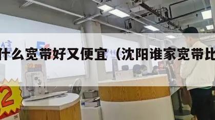 沈阳什么宽带好又便宜（沈阳谁家宽带比较好）