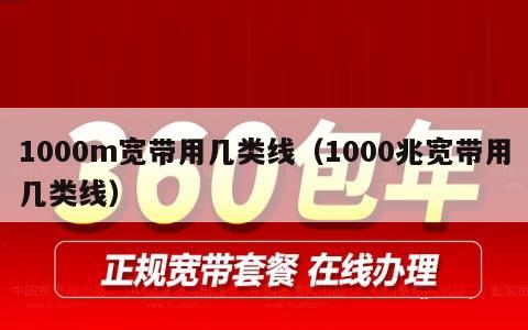 1000m宽带用几类线（1000兆宽带用几类线）