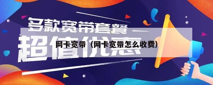 网卡宽带（网卡宽带怎么收费）