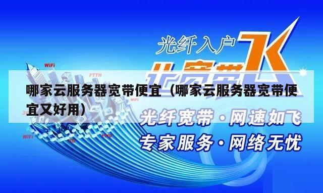 哪家云服务器宽带便宜（哪家云服务器宽带便宜又好用）