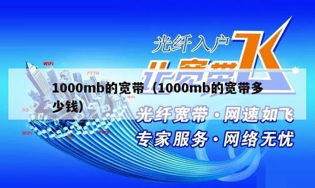 1000mb的宽带（1000mb的宽带多少钱）