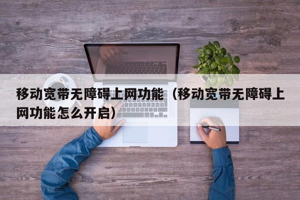 移动宽带无障碍上网功能（移动宽带无障碍上网功能怎么开启）